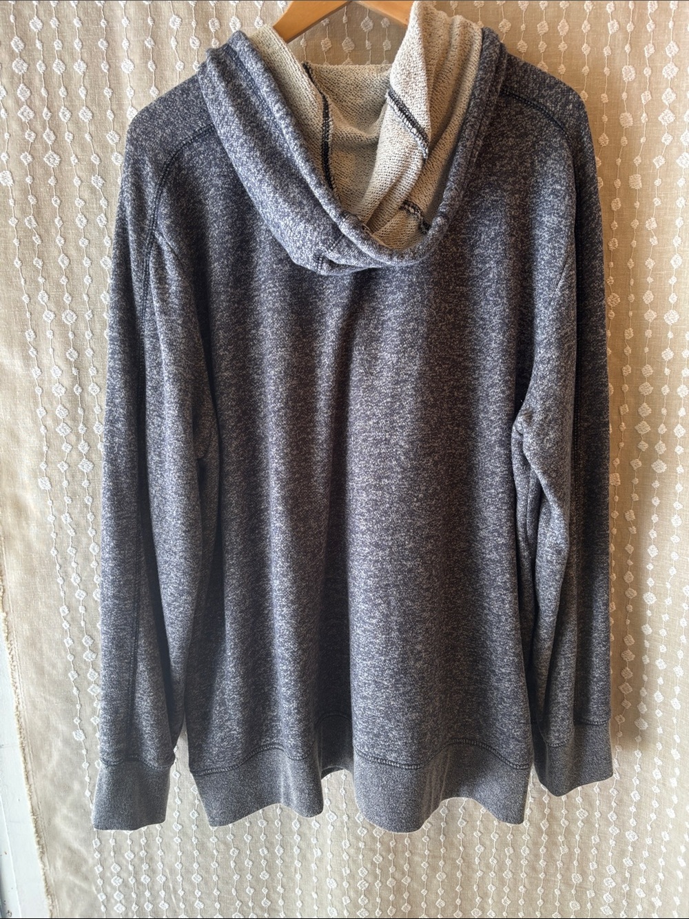 Mossimo Heather Navy Pullover Hoodie - Picture 5 of 5